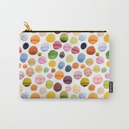 Watercolor Dots Carry-All Pouch