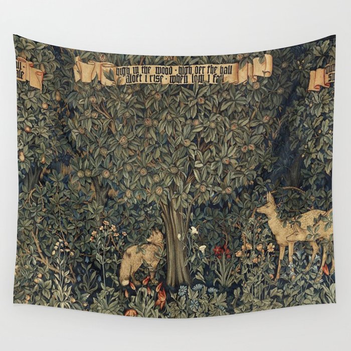 William Morris Greenery Wall Tapestry