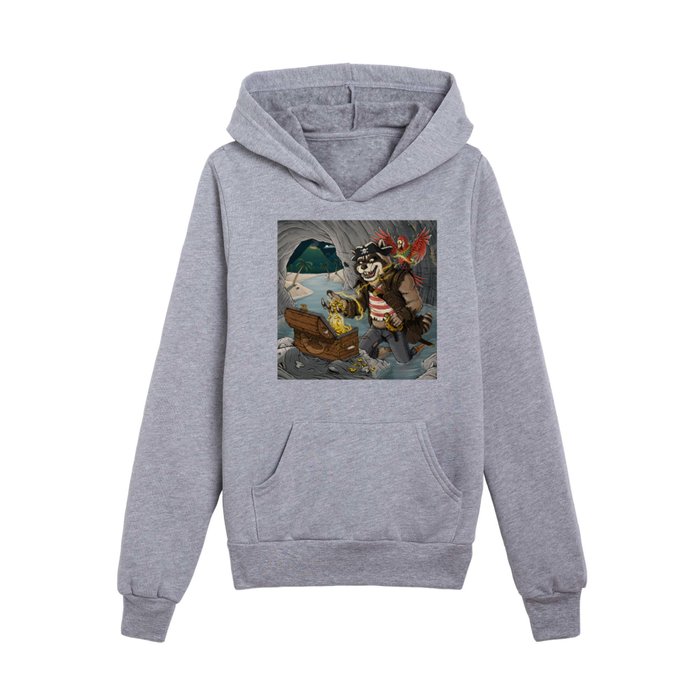 Curse of the Mermaid Gold Kids Pullover Hoodie