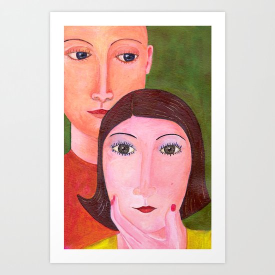 El verde es el color de la esperanza, dicen. Art Print