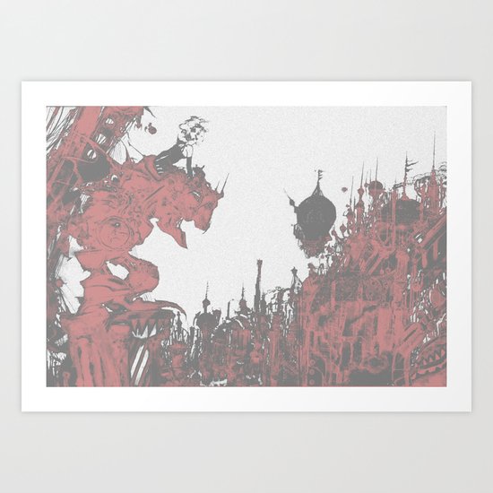 Terra-nigma Art Print