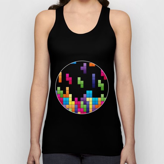Tetris Troubles. Unisex Tank Top