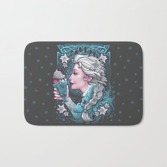 Ice Cream Queen Bath Mat