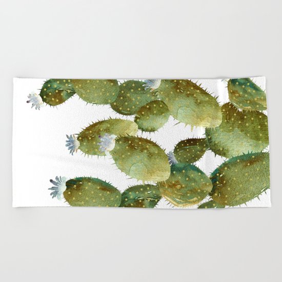 BIG Cactus! Beach Towel