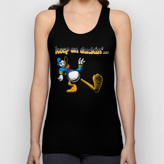 keep on duckin Unisex Tank Top