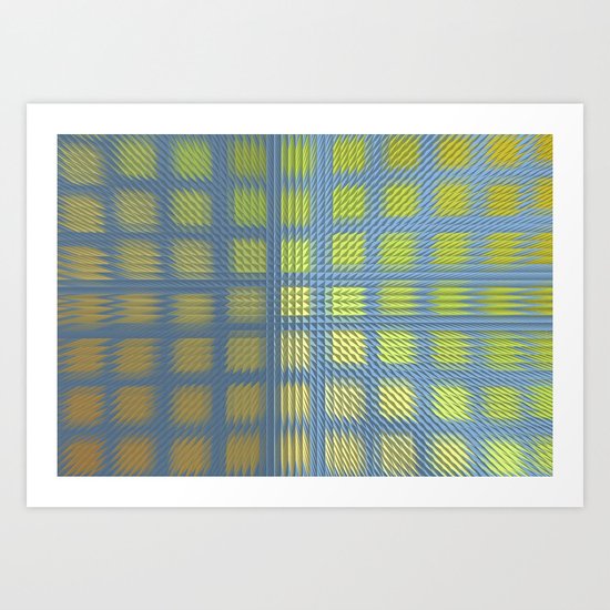 Pointed Pattern Art Print