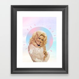 If you want the rainbow... Framed Art Print