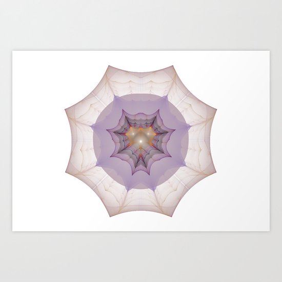 Webbed Heart Art Print