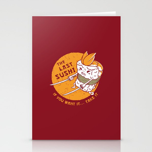The Last Sushi Stationery Cards