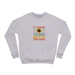 16 Birthday Gift Crewneck Sweatshirt