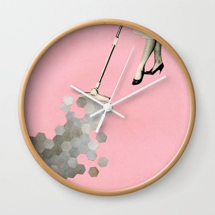 Picking Up the Pieces Wall Clock