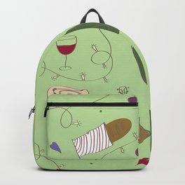 Huele a Navidad Backpack | Food, Digital, Pattern, International, Drawing, Xmas, Venezolana, Pandejamon, Navidad, Venezuela 