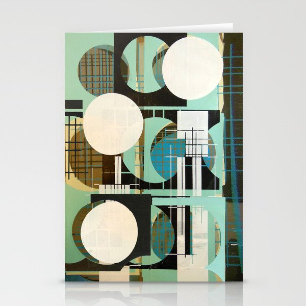 Mid Century Fragments 2 Stationery Cards