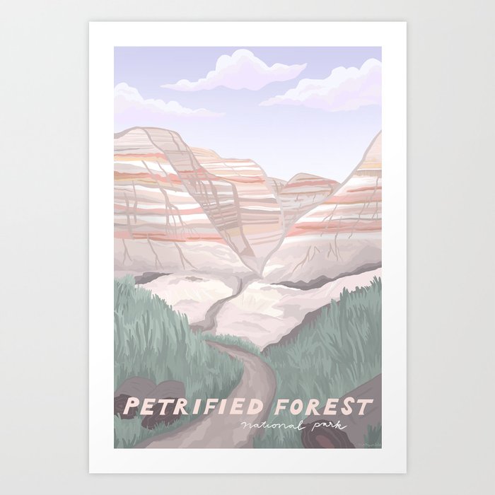 Petrified Forest National Park Art Print