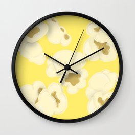 Buttered popcorn Wall Clock