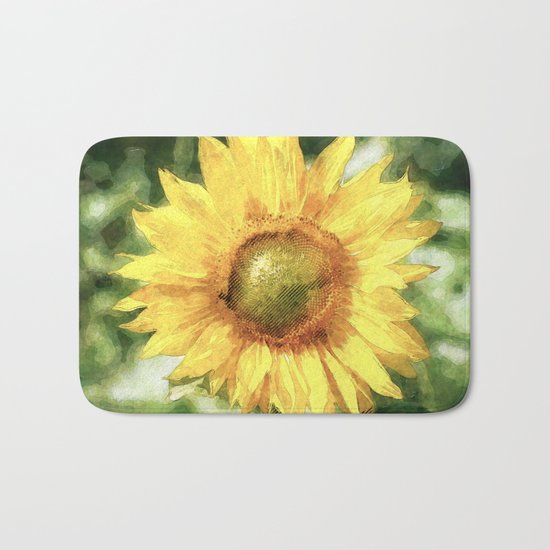 Sunflower Bath Mat
