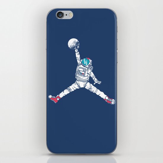 Space dunk iPhone & iPod Skin