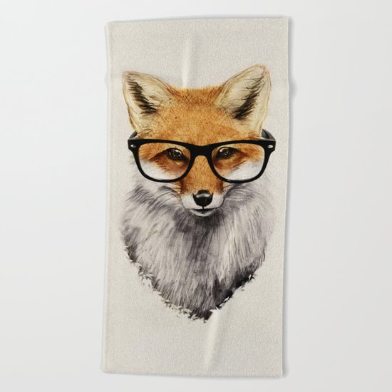 Mr. Fox Beach Towel