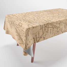 Vintage East Europe Map Tablecloth