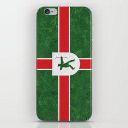 Flag for Nottinghamshire England Robin Hood British County Banner Flags Vexillology iPhone Skin