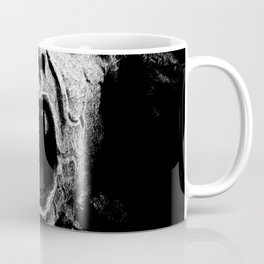 Medusa the Stone Faced Snake - Black and White - Coffee Mug