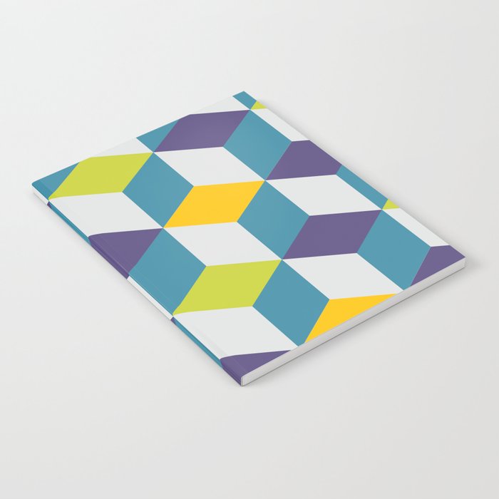 Colorful cubes Notebook