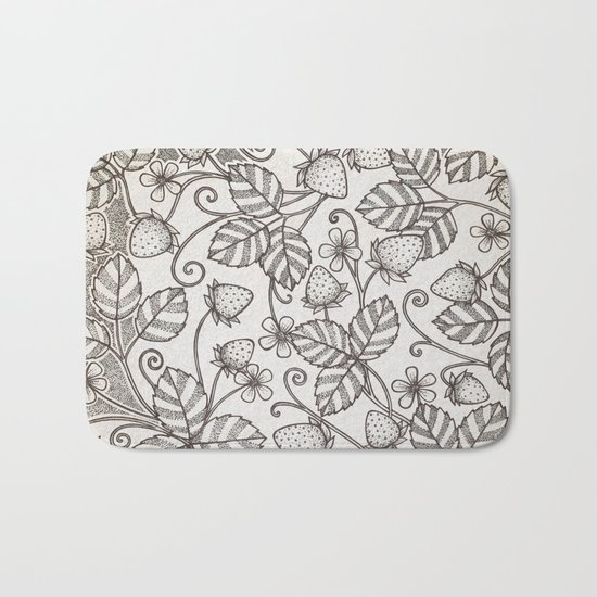Strawberry pattern 2 Bath Mat