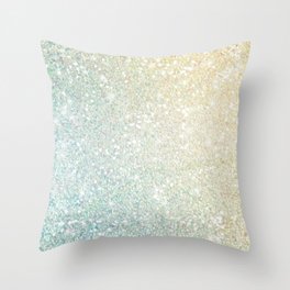Ombre Glitter 27 Throw Pillow