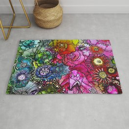 Abstract Floral 2 Rug