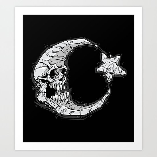 skull Art Print