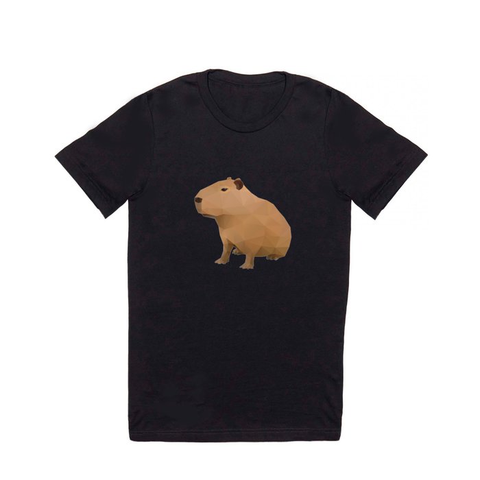Capybara Polygon Art T Shirt