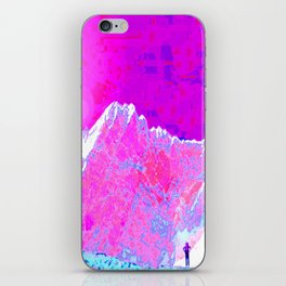 Alpenglow in Violet iPhone Skin