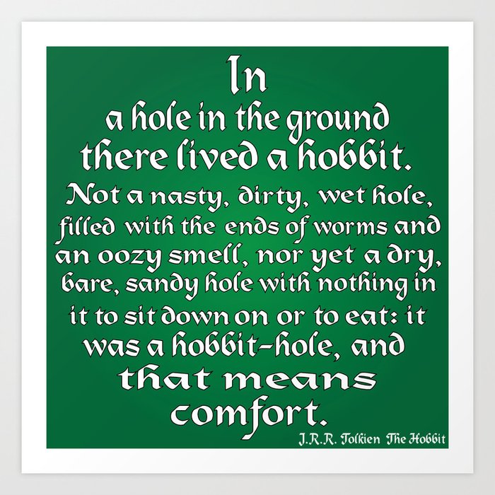Jrr Tolkien Quote Art Print By Phantominktypography Society6