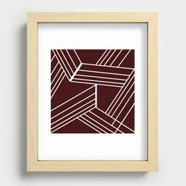 Imperfect Line v1 Recessed Framed Print