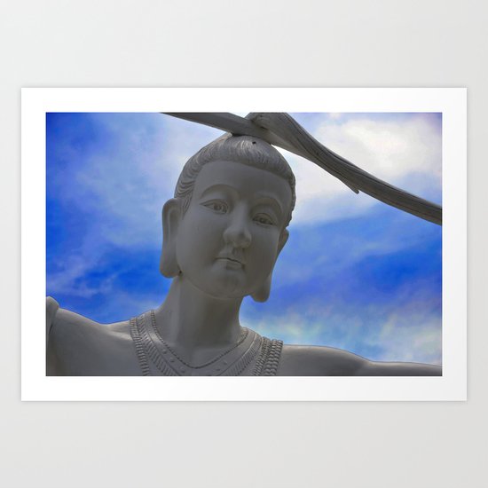 time for a haircut Art Print