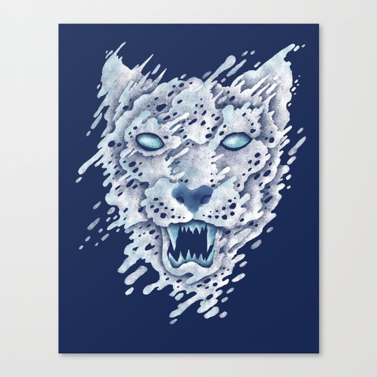 SNOWleopard Canvas Print