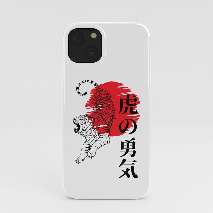 Japanese Kanji Courage iPhone Case