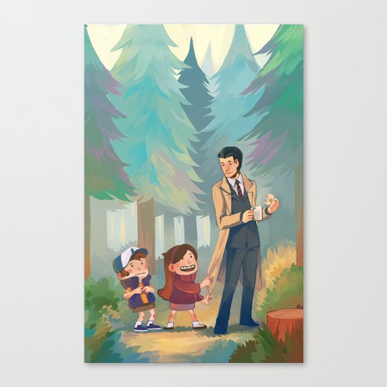 Small Town Adventures Canvas Print