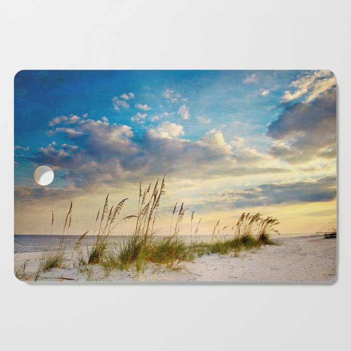 Sea Oats Beach Sunset Cutting Board