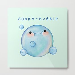 Adora-Bubble Metal Print
