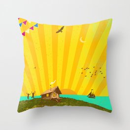 BETTER LAND Pt. 3 Throw Pillow