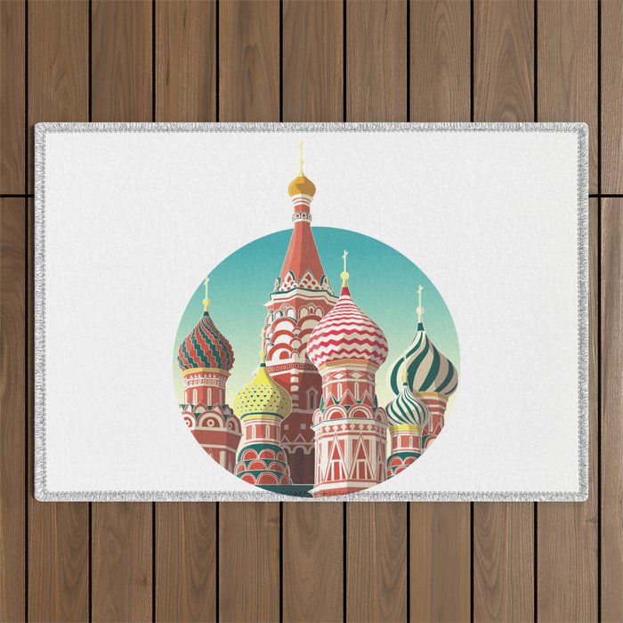 Saint Basil's Cathedral Outdoor Rug