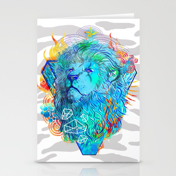 Fire Lion Stationery Cards