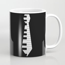 Piano Key Necktie Coffee Mug