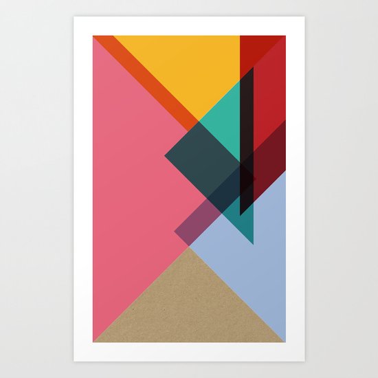 Triangles (Part 2) Art Print