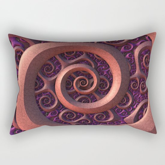 Spiral Mania Rectangular Pillow