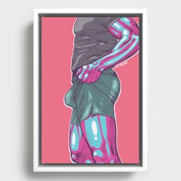 GOIN’ JOGGING/CRUISING! Framed Canvas