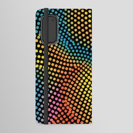 Vibrant Dotted Minimal Colored Pattern - Contemporary Elegance for Stylish Spaces Android Wallet Case