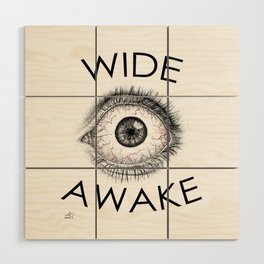 Wide Awake Wood Wall Art