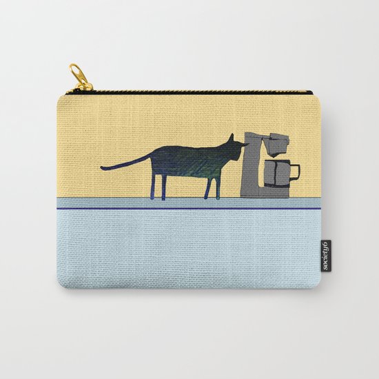 Cat on the Counter Carry-All Pouch